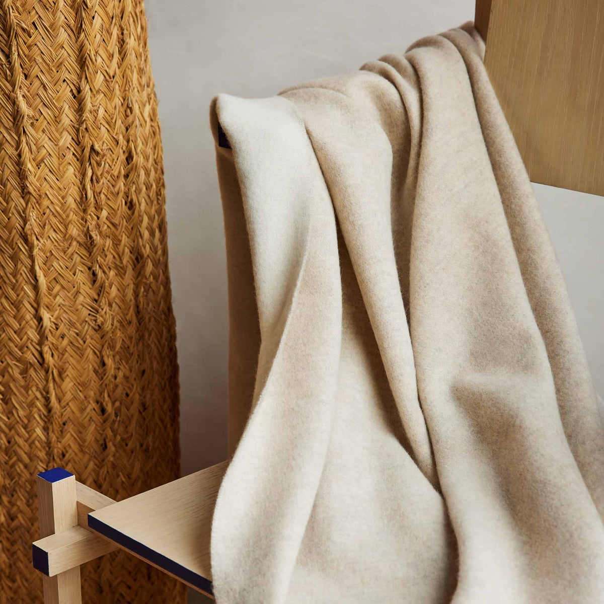 Two-Toned Lambswool Throw Blanket - Last Call