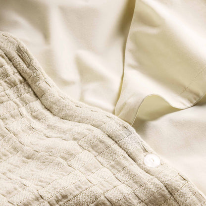 Woven Checkerboard Duvet Cover