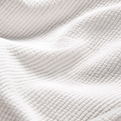 Ribbed Matelasse Quilt Set