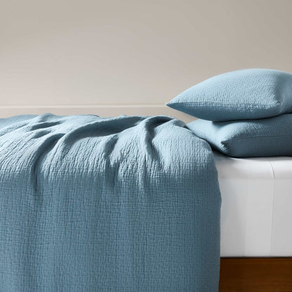 Breezeweave Crinkle Cotton Duvet Cover - Last Call