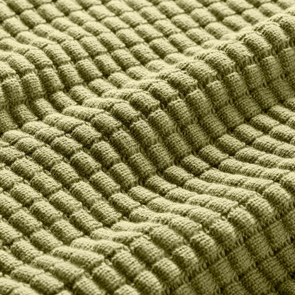 Grid Knit Cotton Throw Blanket - Last Call