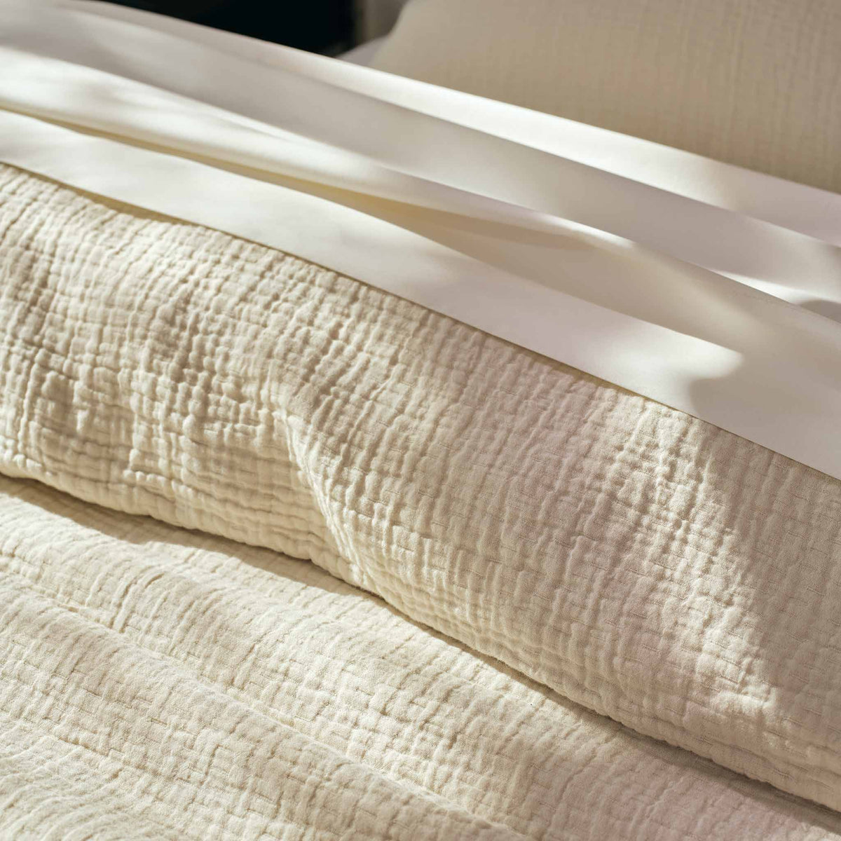 Breezeweave Crinkle Cotton Duvet Cover - Last Call