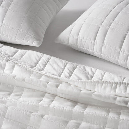 Washed European Linen Quilted Sham Set - Last Call