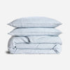 Oxford Stripe in Storm Chambray