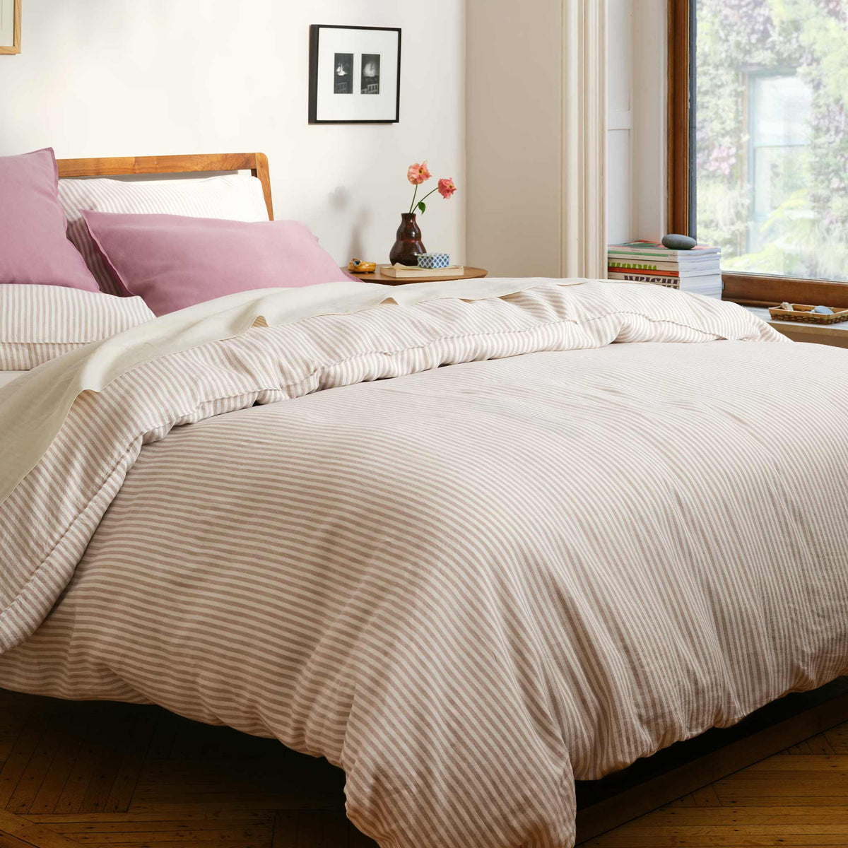 Washed European Linen Duvet Set