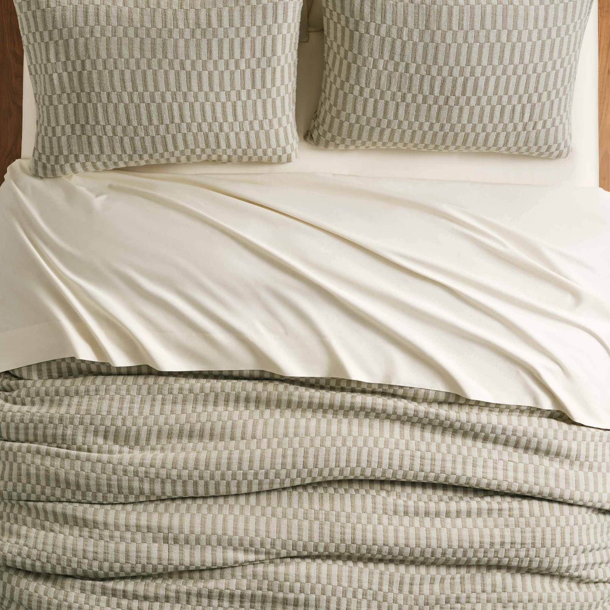 Woven Checkerboard Sham Set - Last Call
