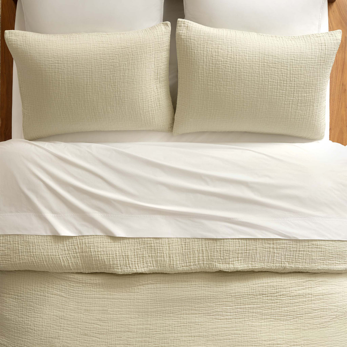 Breezeweave Crinkle Cotton Sham Set - Last Call
