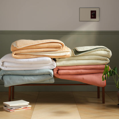 Breezeweave Reversible Cotton Comforter Set
