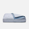 Oxford Stripe in Storm Chambray