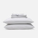 Tandem Stripe in White & Frost