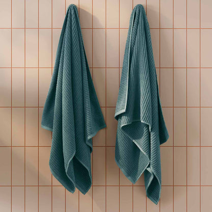 Ribbed Cotton TENCEL™ Bath Towel Bundle
