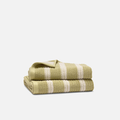 Ribbed Cotton TENCEL™ Hand Towels Set of 2