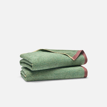 Plush Turkish Cotton Bath Towels Set of 2
