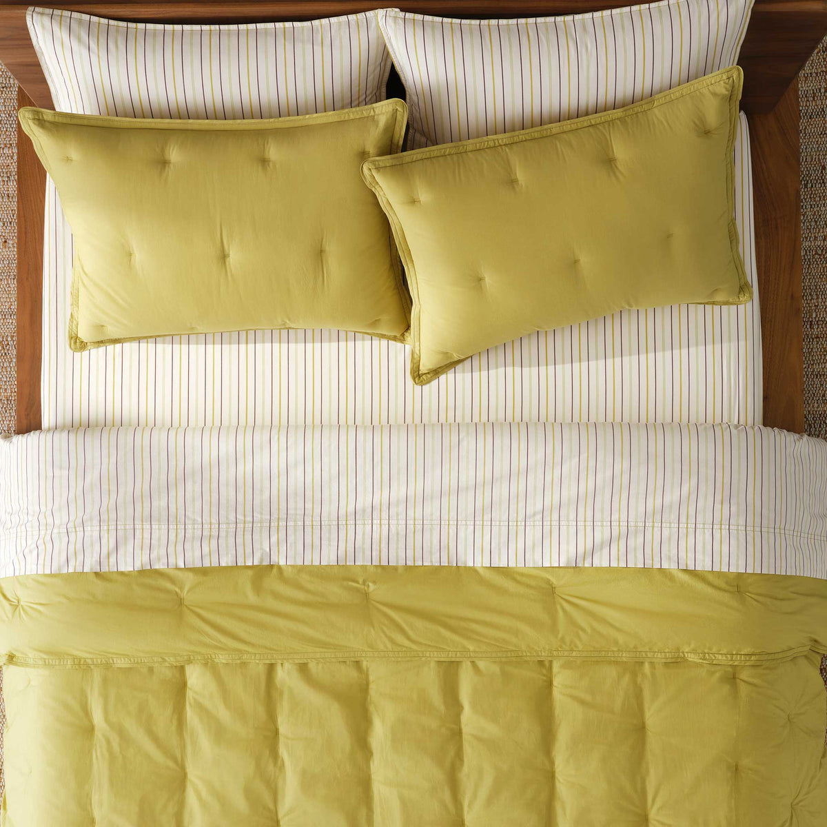 Washed Classic Percale Comforter Set