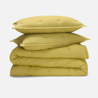 Washed Classic Percale Comforter Set