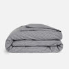 Graphite and Steel Oxford Stripe