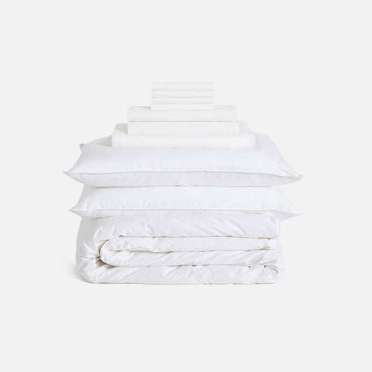 Classic Percale Bedding Move-In Bundle